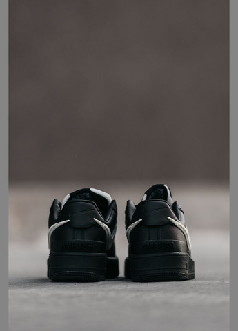 Черные кроссовки унисекс Nike Air Force x AMBUSH Black