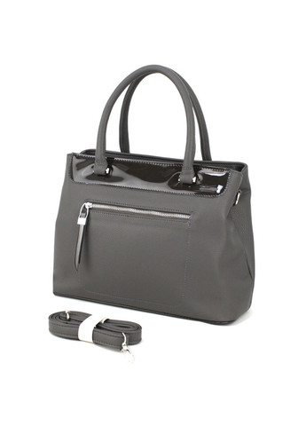 Каркасная женская сумка 0-513184422 серая Voila (361318972)