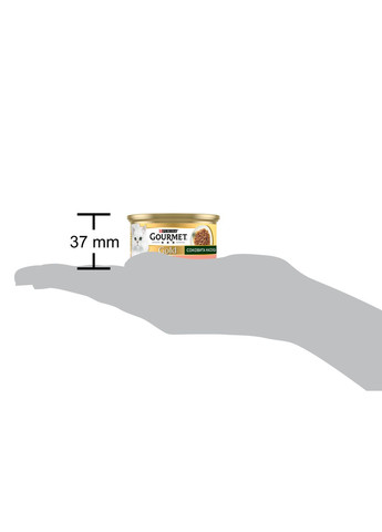 Упаковка влажного корма для кошек Purina Gold Сочное наслаждение с лососем 24 шт по 85 г Gourmet (314710197)