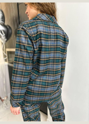 Зеленая всесезон женская пижама L&L