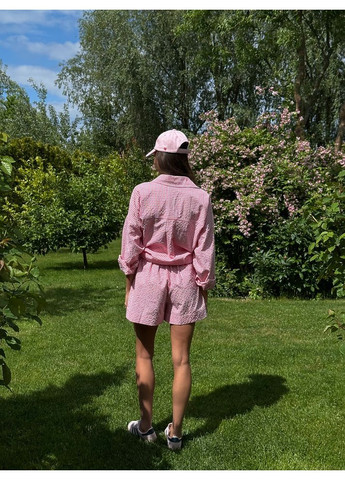 Шорты КЛЕТОЧКА ЛЕТО клетка красная milirud (366292269)