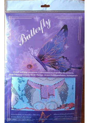 Набор для вышивания бисером 538 Рябиновый дуэт 27 х 28 см Butterfly (381193278)