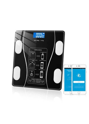 Напольные смарт весы с приложением для телефона до 180 кг A-8003 Bluetooth Scale (360466211)