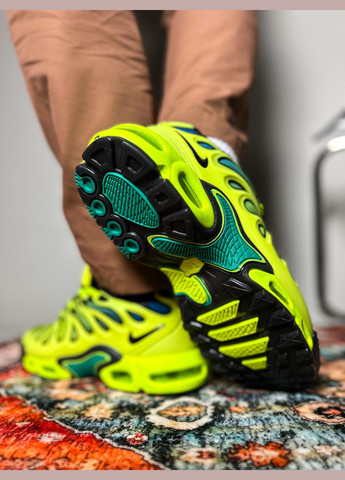 Желтые всесезонные кроссовки мужские nike air max tn plus lemon twist yellow | найк аир макс тн плюс жёлтые No Brand