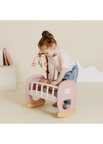 Колиска Baby Nurse. Терракотова пудра, з мобілем () Smoby 7600220390 (362003695)