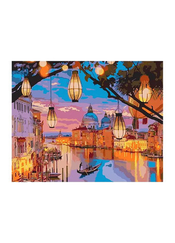 Картина по номерам - "Венецианские фонари" цвет разноцветный ЦБ-00239769 Santi (282818577)