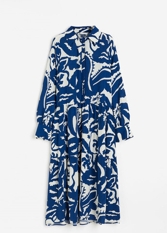 Синя кежуал сукня H&M з малюнком