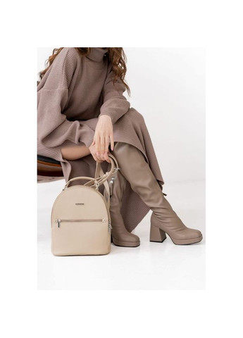 Рюкзачок женский кожаный Kylie светло-бежевый BlankNote (301871597)