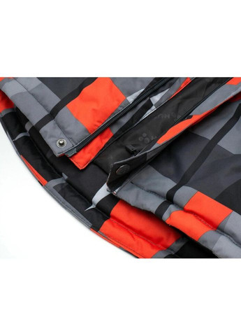 Комбинированный зимний комплект верхней одежды winter 41480030-1 чёрный с принтом/чёрный 116 (4741468835181) Huppa