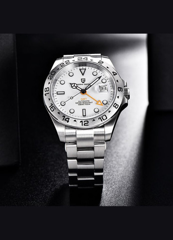 PD-1682 Silver-White механический с автоподзаводом сasual, классический Pagani Design (342323300)