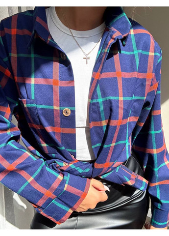 Стильна фланелева рубашка для осені ЗАМІРИ В ОПИСІ ! DK/DL Мода без кордонів (365716002)