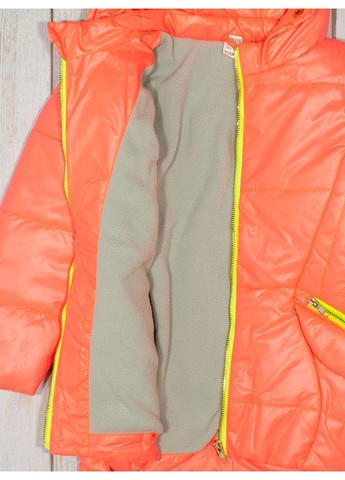 Коралловая демисезонная куртка демисезонная для девочки Одягайко