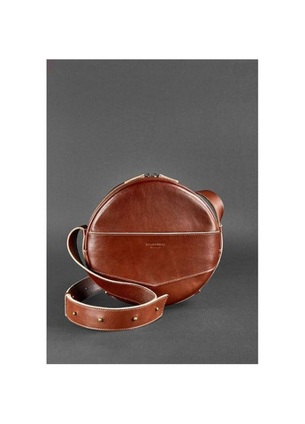 Сумка рюкзак женский кожаный Maxi светло-коричневая BlankNote (301871550)