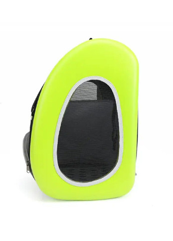 Сумка переноска жорсткий каркас для тварин котів собак з вентиляцією кишенями підстилкою 50x32x36 см (477276-Prob) Зелена Unbranded (296259928)
