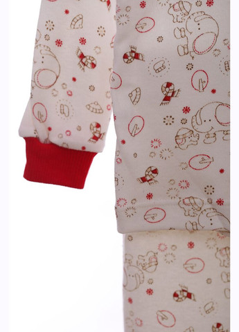 Червона піжама з довгим рукавом трикотажна. 86 см (37694) BABYKROHA