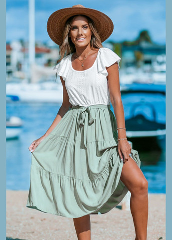 Белое повседневный платье CUPSHE однотонное