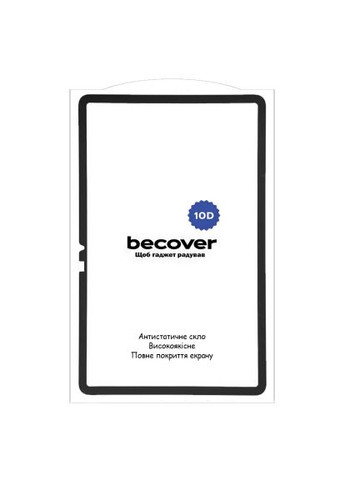 Стекло защитное 10D Xiaomi Pad 7/7 Pro 11.2" Black (713008) BeCover 10D Xiaomi Pad 7 / 7 Pro 11.2" Black (366491462)