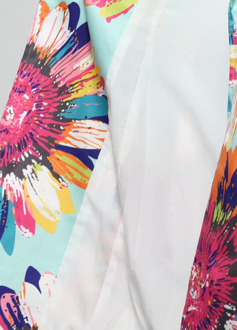 Бирюзовое демисезонное Пальто 14O8-O158 Белый Axel