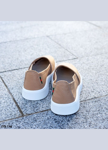 Бежевые мокасины Vakko