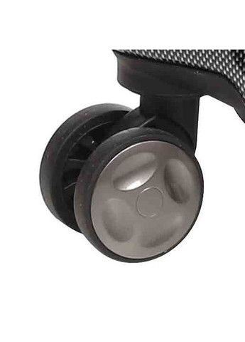 Чемодан малый под ручную кладь 91603 поликарбонат S Серый Snowball (364845860)