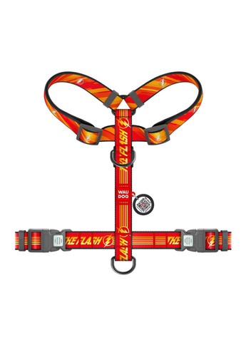 Шлея для собак анатомічна H-подібна Nylon з QR-паспортом, світловідбивна, S, Ш 15 мм, A 30-45 см, B 35-45 см WAUDOG (331162485)