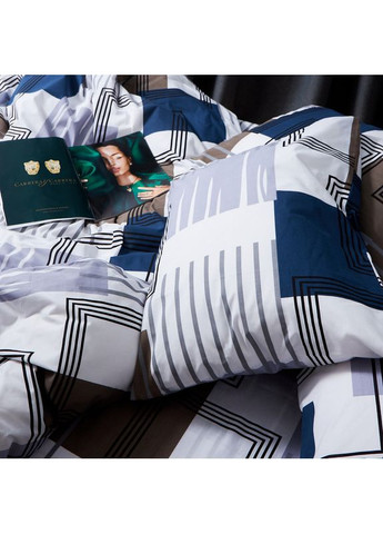 Комплект постельного белья Бязь Gold Люкс «» Полуторный 143х210 наволочки 2х70х70 (MS-820006037) Moon&Star Bold Lines (356112926)