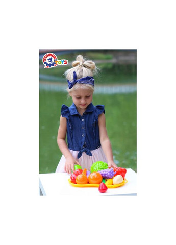 Набор фруктов игрушка для детей развивающая игра для развития моторики и воображения ТехноК (372803565)