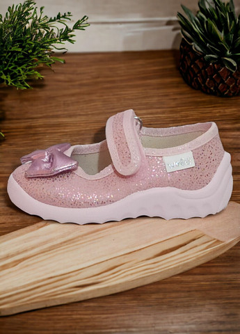 Дитячі ортопедичні тапочки капчики на липучці для дівчинки Waldi (327432066)