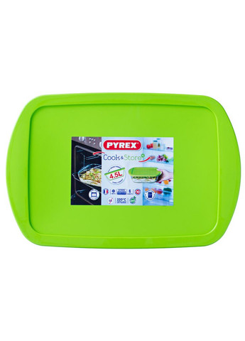 Форма для випікання Cook Store прямокутна з кришкою 40 х 27 х 7 см 4.5 л (m495186) Pyrex Cook Store прямокутна з кришкою 40 х 27 х 7 см 4. (366562731)
