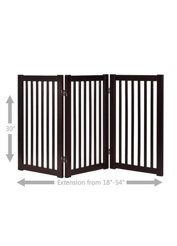 Парканчик обмежувач з дерева Дорі 3 венге (ЗБО-300512) No Brand (328605202)