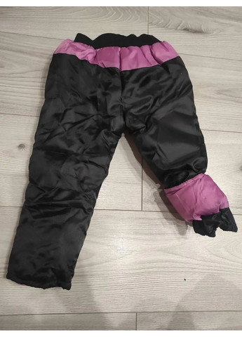 Дитячі зимові утеплені штани для дівчинки з плащової тканини з вишивкою No Brand (363553239)