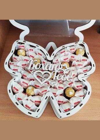 Подарунковий бокс з цукерками Raffaello для дівчини (ar56) No Brand (315888836)