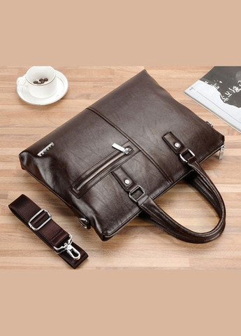 Качественная мужская сумка для документов А4 мужской портфель дипломат деловой эко кожа PTR No Brand (336964272)