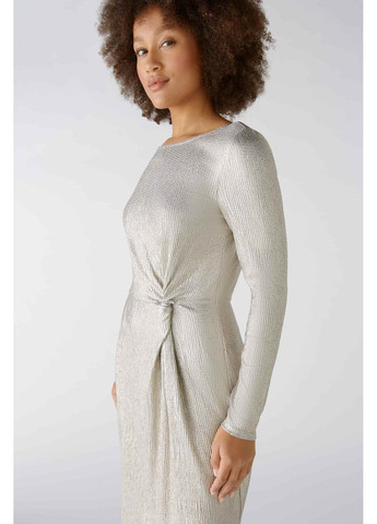 Срібна кежуал сукня жіноча срібна оверсайз Oui