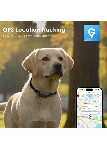 GPS ошейник для собак и кошек LT С09 (Black) ошейник с GPS трекером, водонепроницаемый, Sim-карта, компактный Star LT С09 (Black) (360648355)