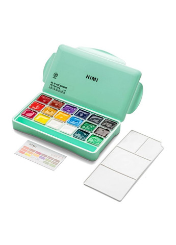 Набір гуашевих фарб Jelly Cup 18×30мл пластиковий пенал HIMI SRC (367859786)