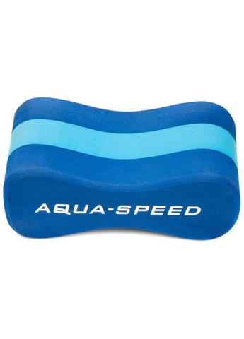 Колобашка для плавання Junior 3 layers Pullbuoy 20 x 8 x 10 см 6778 Синя з блакитним Aqua Speed (302224391)
