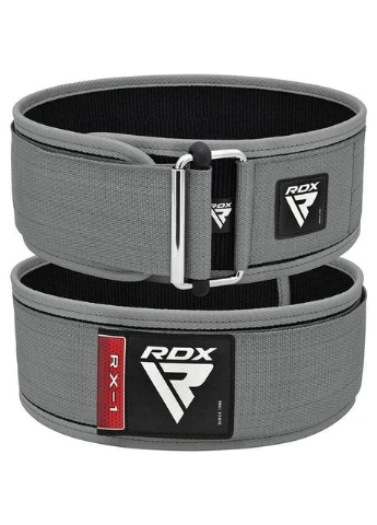 Пояс для тяжелой атлетики RX1 Weight Lifting Belt Grey RDX (395309636)