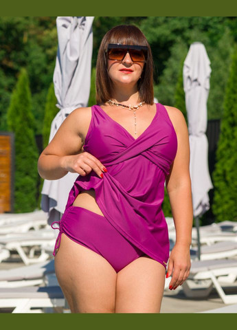 Сливовый летний купальник rivage line 2583-1 Alenka Plus