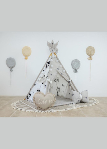 Палатка Вигвам для детей Love is. Полный комплект No Brand (316257100)