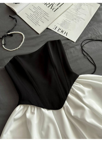 Черно-белый демисезонный комплект женский No Brand