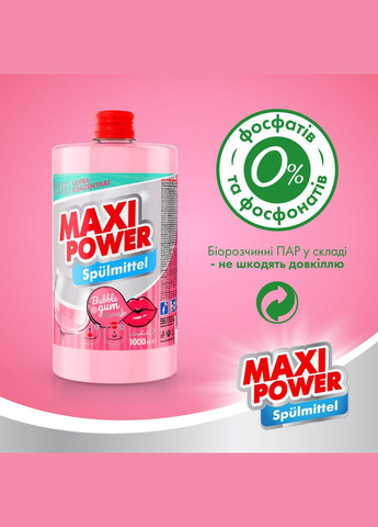 Средство для мытья посуды Бабл Гамм 1л запаска Maxi Power (342113836)