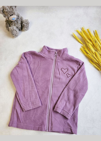 Темно-синяя демисезонная детская демисезонная теплая куртка 3в1 на флисовой подкладке Lupilu Куртка