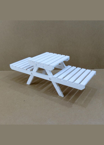 Подставка для цветов из дерева Шампань зефир (ЦВТ-001120) No Brand (328228448)