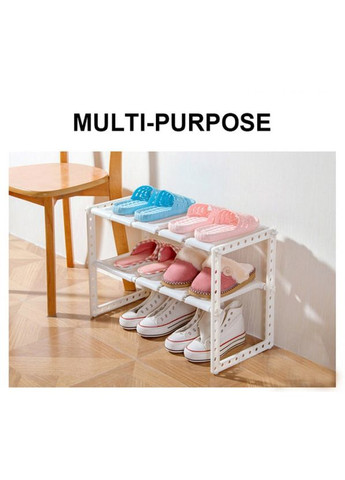 Полка-органайзер раздвижная 2 яруса с регулировкой 50-70 см. MAG-588 A-Plus (317203703)