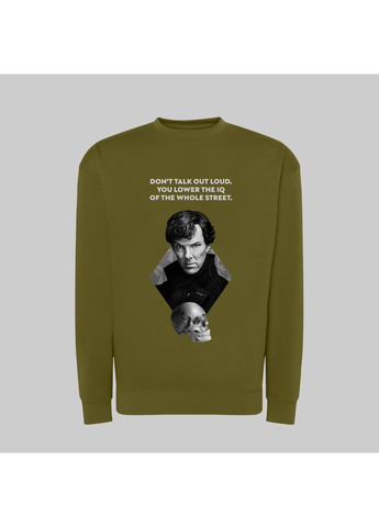 Світшот з принтом "Don't talk out loud". Sherlock (10314799081) ТiШОТКА (365435842)