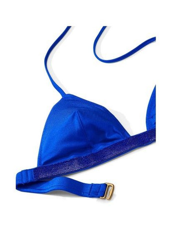 Синий демисезонный купальный лиф triangle bikini set blue oar m синий Victoria's Secret