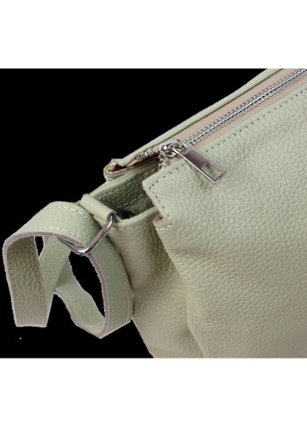 Жіноча шкіряна сумка через плече салатова Borsacomoda (360893876)