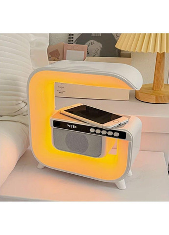 Акумуляторний нічник G-Smart G3 mini RGB з Bluetooth колонкою та зарядкою для телефону No Brand (331639495)