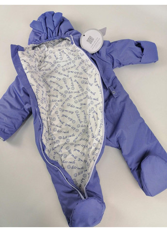 Комбинированная комбинезон демисезонный little sweet heart синий (смайлики), размер Plamka 1240002_99235~01